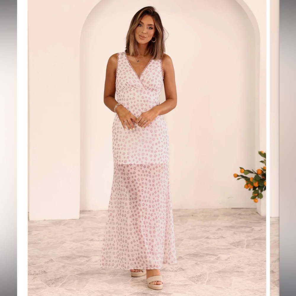 Floral Print Maxi Dress